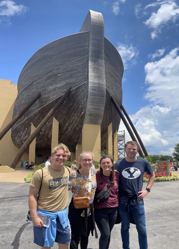 Some of Jensen's team at the Ark.