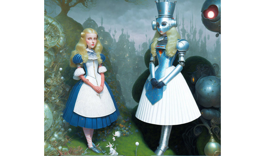  Alice and the White Queen