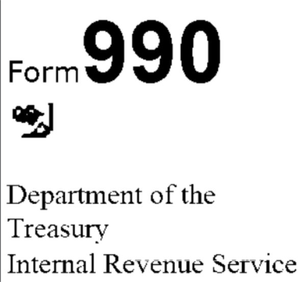 Form 990 inset