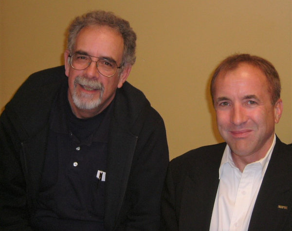 Frank with Michael Shermer