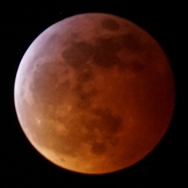 Total eclipse of moon, January, 2019