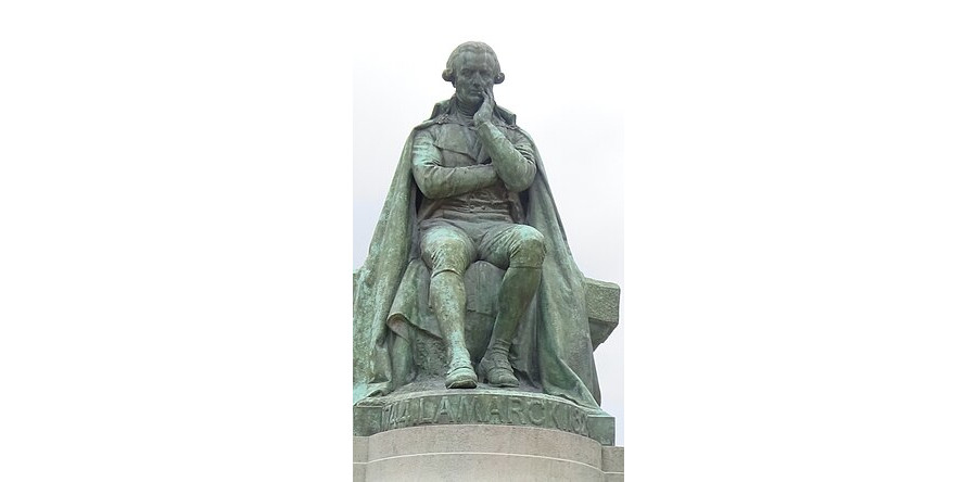 [Leon Fagel statue of Lamarck]