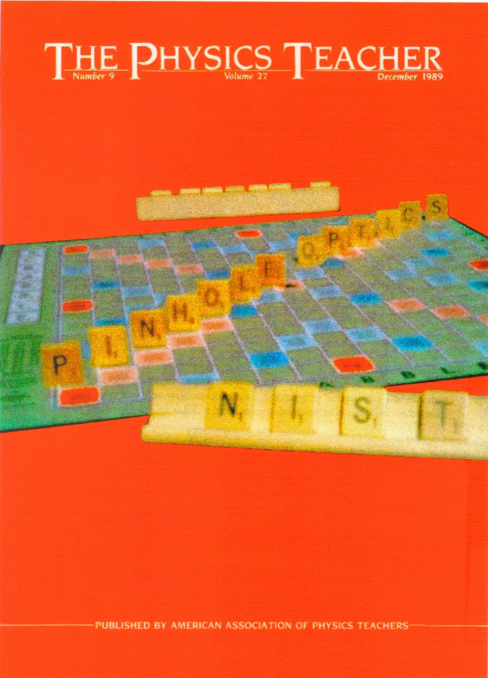 Cover of the journal, The Physics Teacher